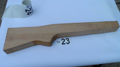 Rippled Cherry Gun Stock Blanks Gun Shotgun Rifle