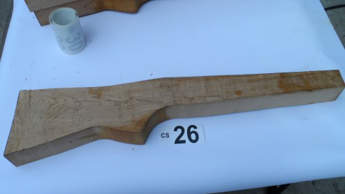 Rippled Cherry Gun Stock Blanks Gun Shotgun Rifle