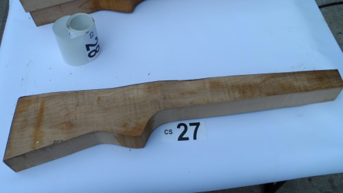 Rippled Cherry Gun Stock Blanks Gun Shotgun Rifle