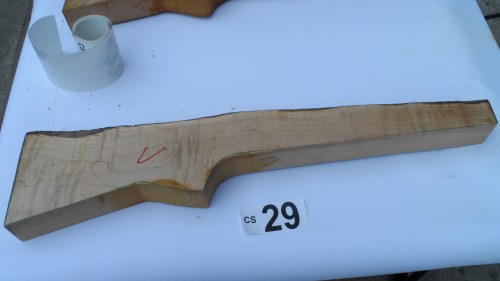 Rippled Cherry Gun Stock Blanks Gun Shotgun Rifle