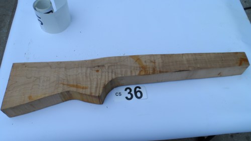 Rippled Cherry Gun Stock Blanks Gun Shotgun Rifle