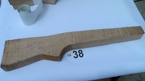 Rippled Cherry Gun Stock Blanks Gun Shotgun Rifle