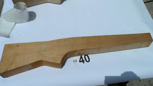 Rippled Cherry Gun Stock Blanks Gun Shotgun Rifle