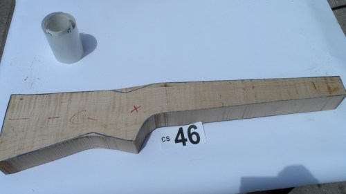 Rippled Cherry Gun Stock Blanks Gun Shotgun Rifle