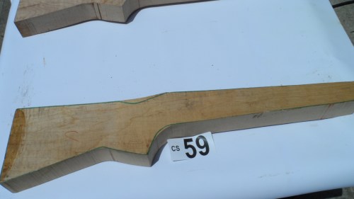 Rippled Cherry Gun Stock Blanks Gun Shotgun Rifle