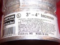 DuraVent Multi-Fuel Increaser - 3 in. to 4 in. 33073 810001544 1