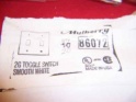 20 New Mulberry 86072 2 Gang Toggle Switch Plates Steel 1