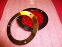 A. L. Lightech Shadow 4 in Round Red LED Truck STT Light 019-01-306 1