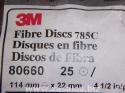 3M 80660 Arbor Mt Disc, 4-1/2x7/8in, 36G, PK25 2
