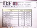 RF Micro-devices pc board 2958410 2958440 1