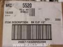 50 Rubbermaid Closet & Organization Clip Back W/drivepin 3D33-LO-WHT 2