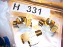 Eaton 3750X4 tee SAE 130424 Left: 1/4 brass air brake