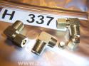 Eaton 69x4x4 Brass 90 Degree Male Elbow (1/4 Tube OD x 1/4 Male Pipe)
