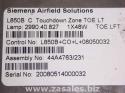 Siemens runway light L850B Touchdown Zone Toe Lt  Airport pavement 1