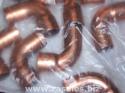 Mueller Industries WB02344 Streamline Tube Elbow, 1 inch, FTG x Wrot Copper Fittings, 90 Deg