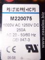 Ferraz Shawmut M220075 1000VAC 1250VDC 250A Bus Fuse Holder 2