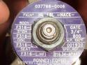 Bonney Forge F316-l Hf 18L Stainless 3/4 Gate Valve socket weld 800 PSI 1
