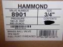 Hammond Full Port Ball Valve, Threaded Ips, 3/4 In. - 8901 2