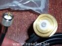 MB8UMI Antenex 3/4 Hole Brass NMO Mount with 17' RG58U Cable 1