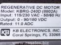 Motor Control Penta KBRG-240D DC Regenerative 0-90 / 180 V dc 1