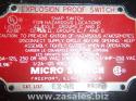 Micro Switch EX-AR Switch Limit Explosion Proof SPDT, Roller Lever 1