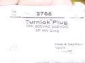 Pass & Seymour 3765 Locking, Corrosion Resistant Plug 1
