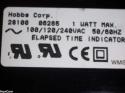 Hour meter Honeywell 28100 28100-01  120 -240V Panel Mount 2