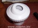 White Directional Pool Wall Outlet - Pentair 540042 1