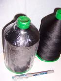 Black Anefil Nylon Bonded Nylon Sewing Thread #69 Tex-70 16 oz. 5,950 yds 1