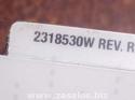 2318530W Refrigerator Door Push Button Panel Switch Overlay Whirlpool 2