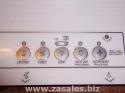 2318489W Refrigerator Door Push Button Panel Switch Overlay Whirlpool 1