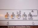 2318489W Refrigerator Door Push Button Panel Switch Overlay Whirlpool 1