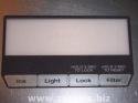 W10139877 Refrigerator Door Push Button Panel Switch Overlay Whirlpool 1