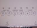 W10144391 Refrigerator Door Push Button Panel Switch Overlay Whirlpool 1