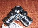 SunMate Plus Zinc Hose Y with Water Shut Off Faucet Twin hose