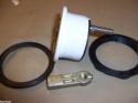 Perko Boat T-Latch 1092DP3WHT | White Flush Mount 2 1/2 Inch