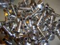 10 New Soda Pop Stainless Connectors - Flanged Type