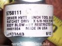 575-8111 Electrofusion HVTT Punch Tool Sq Ratchet Drive Hex 1