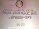 Electroswitch 107603A-2AS 200a 600v Snap Action Switch New! 2
