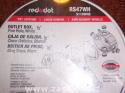 Red Dot RS47WH Wet Location Round Outlet Box White 1
