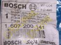 New Bosch Grinder Power Switch 1607200141 Skill Dremel 2