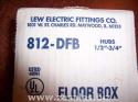 Lew Electric Fittings Company 812-DFB Residential Floor Box Receptacle 1