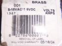 Trine 001-8-16AC/4-6DC Electric Strike for Cylindrical Lock in Brass 2