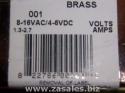 Trine 001-8-16AC/4-6DC Electric Strike for Cylindrical Lock in Brass 3
