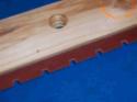 Brushman Wood Back Floor Sqeegee 24in Notched 3/16
