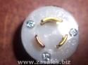 Hubbell - HBL7567C - Plug, Twist Lock, 3P, 3W, 15/10A, 125/250V 2