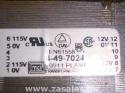 MCI 4-49-7024 TUV-CE  Transformer  115V 12 /24 sec 400 VA 1