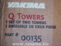 Yakima Rooftop Rack System Towers, Q Towers 8000135 2
