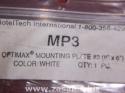 HotelTech mounting plate 3 MP3 Optimax Thermostat Mounting cover plate 1