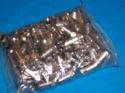 100 Co Ax Co-Ax Crimp On End Connector Tv Cable dish 2